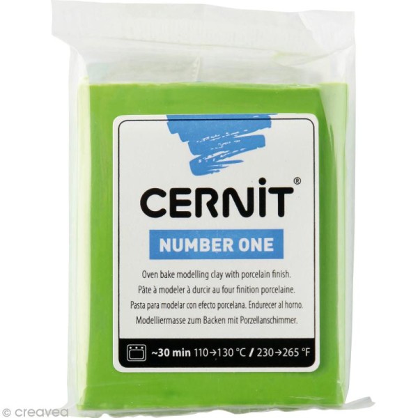 Cernit - Number one - Vert clair 56 gr - Photo n°1