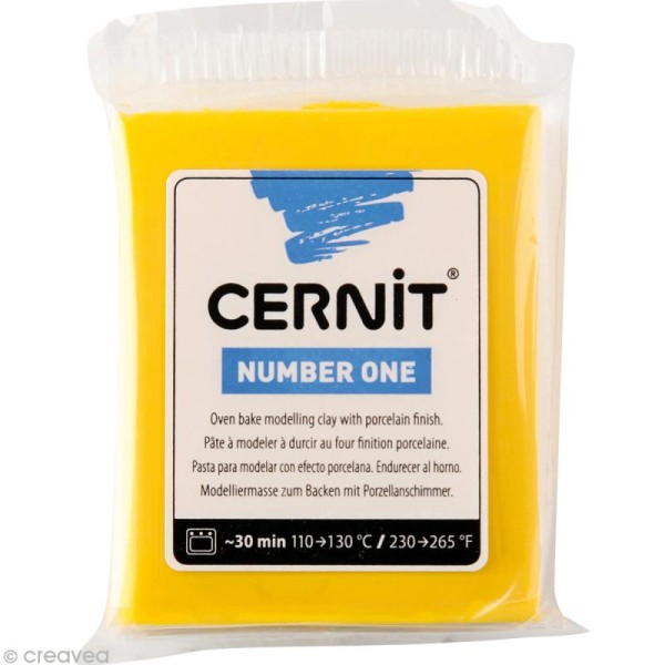 Cernit - Number one - Jaune 56 gr - Photo n°1