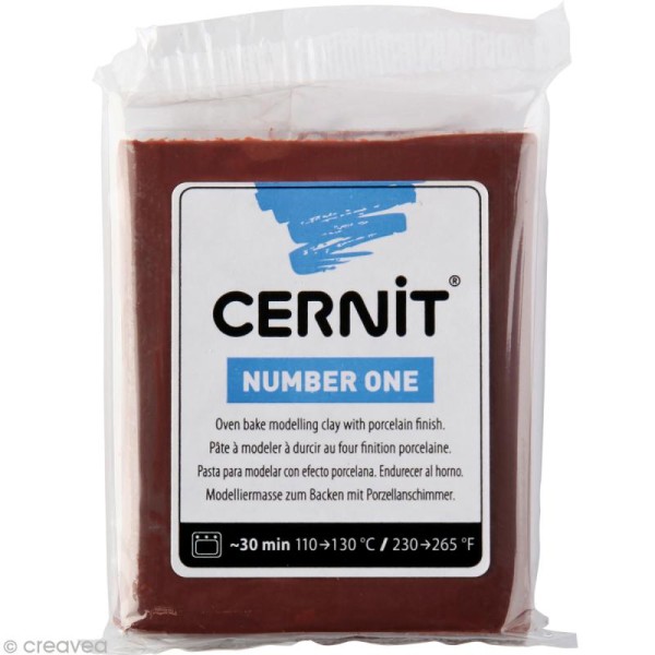 Cernit - Number one - Marron brun 56 gr - Photo n°1