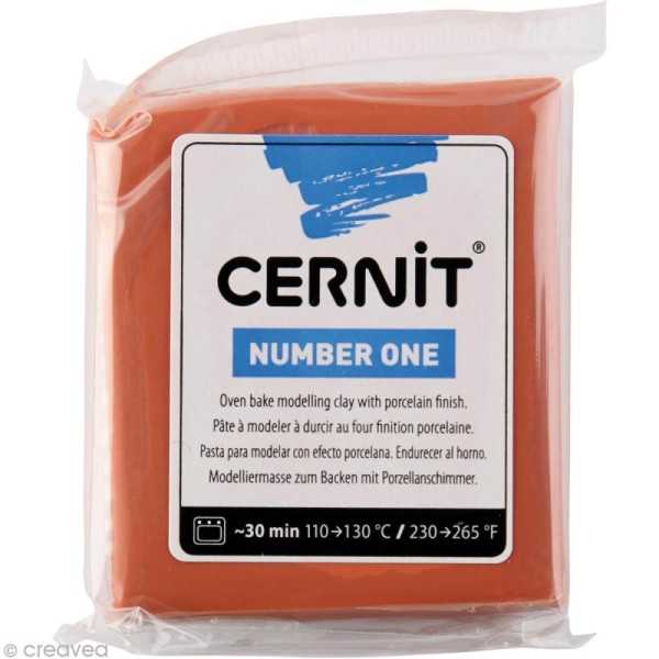 Cernit - Number one - Marron terre cuite 56 gr - Photo n°1