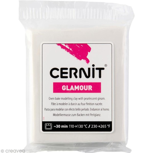 Cernit - Glamour - Blanc 56 gr - Photo n°1