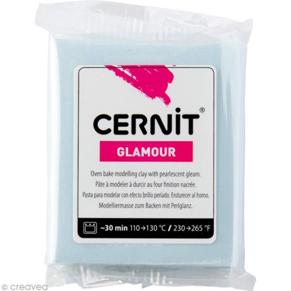 Cernit - Glamour - Bleu 56 gr - Photo n°1