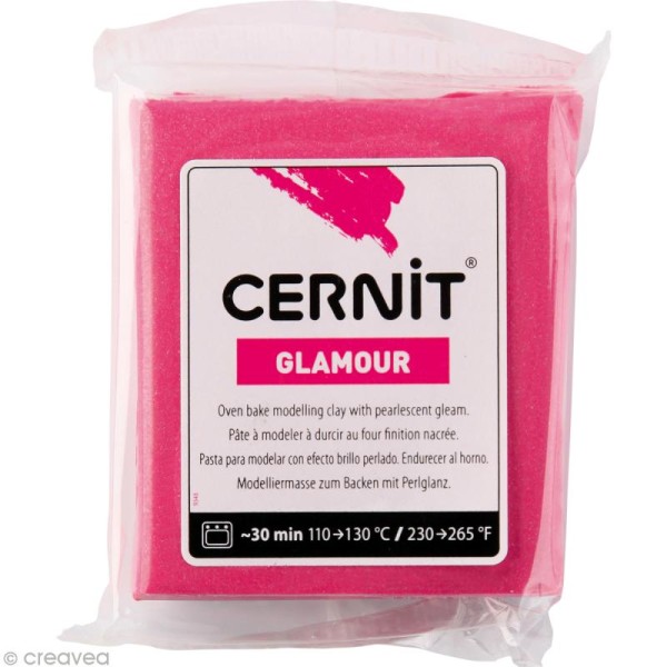 Cernit - Glamour - Rouge carmin 56 gr - Photo n°1