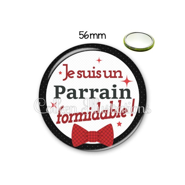 Miroir 56mm Parrain formidable - Photo n°1