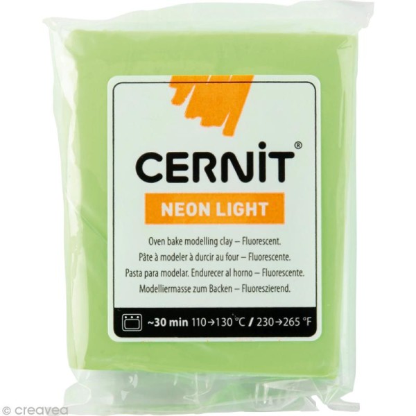 Cernit - Néon light - Vert 56 gr - Photo n°1