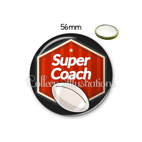 Miroir 56mm Super coach - Photo n°1