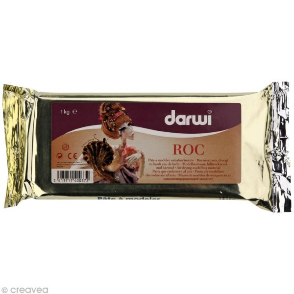 Pâte à modeler Darwi - Roc Blanc - 1 kg - Photo n°1