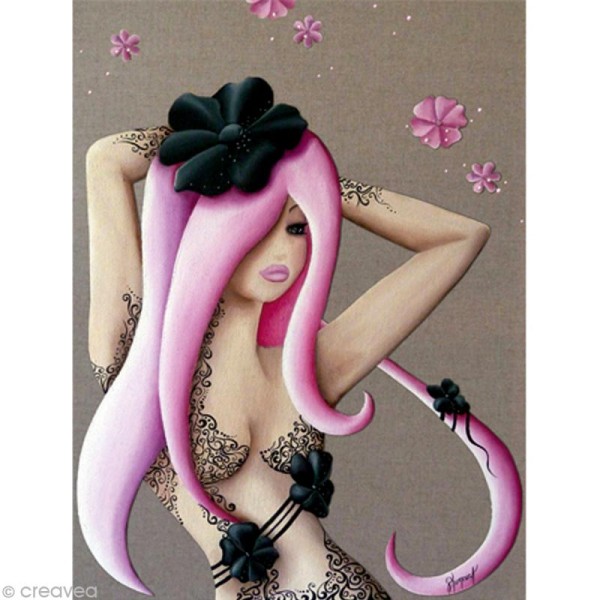 Image 3D Femme - Lilou Tatoo - 40 x 50 cm - Photo n°1