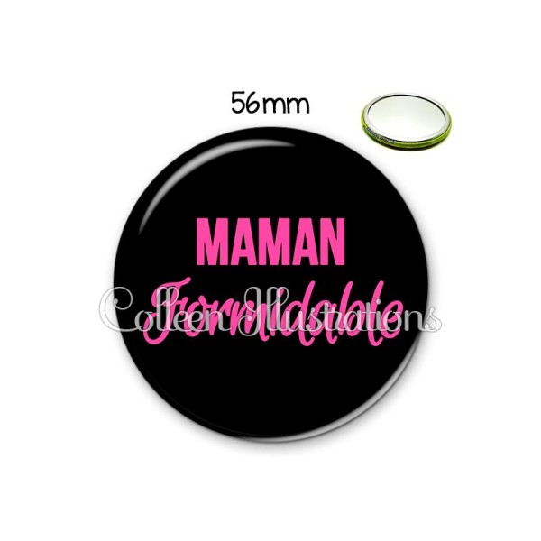 Miroir 56mm Maman formidable - Photo n°1