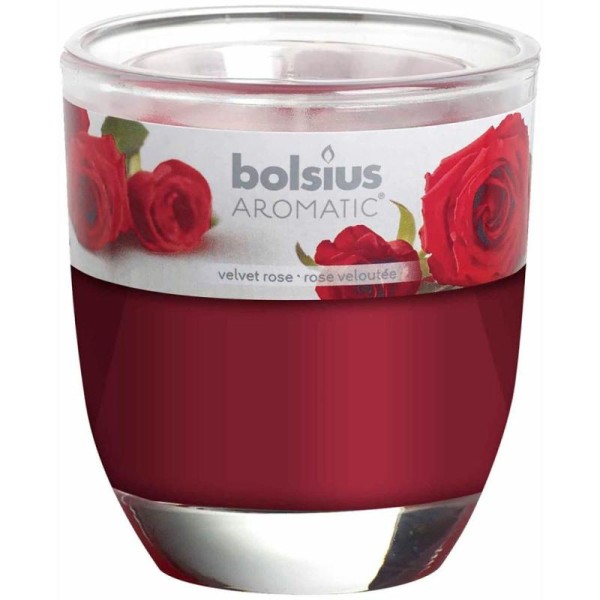 Bolsius Bougie Parfumée 6 Pcs Velours Rouge 103626150381 - Photo n°1