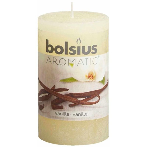 Bolsius Bougie Parfumée Rustique 6 Pcs Vanille 103626240375 - Photo n°2