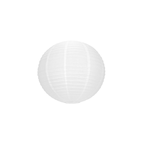 Petit Lampion Boule, Mini Lanterne japonaise blanche, 15 cm, à suspendre - Photo n°1