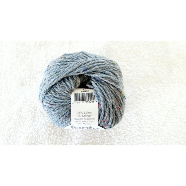 Laine à tricoter Fonty. Supertweed gris - Photo n°1