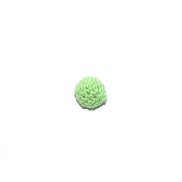 Perle crochet 16 mm vert clair - Photo n°1