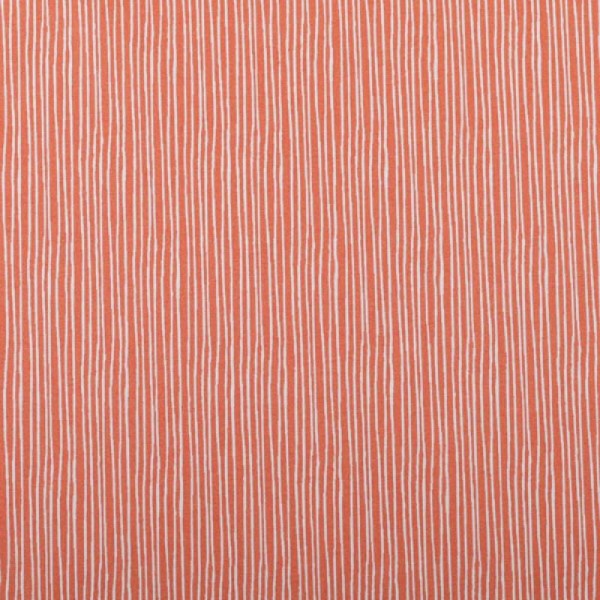 Tissu rayure courbe - Orange - A la coupe - Oeko-Tex® - Photo n°2