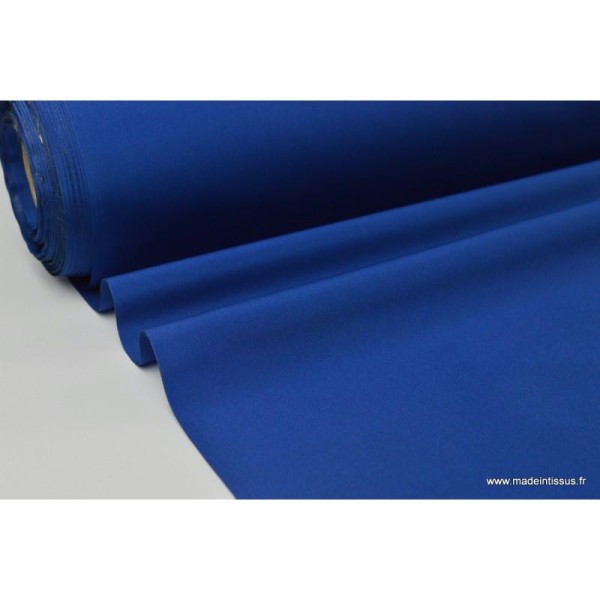 Taffetas changeant polyester bleu noir - Photo n°2