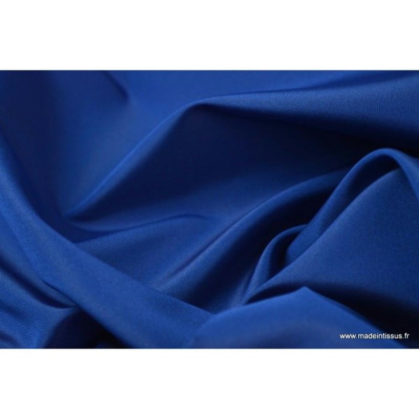 Taffetas changeant polyester bleu noir - Photo n°1
