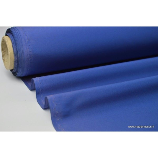 Taffetas changeant polyester bleu or - Photo n°2