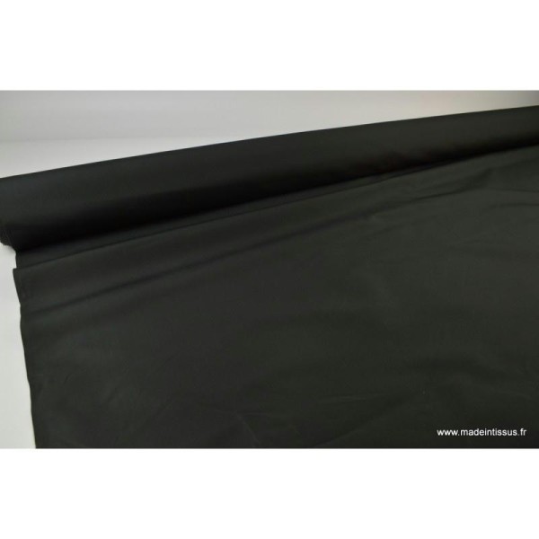 Taffetas changeant polyester noir - Photo n°3