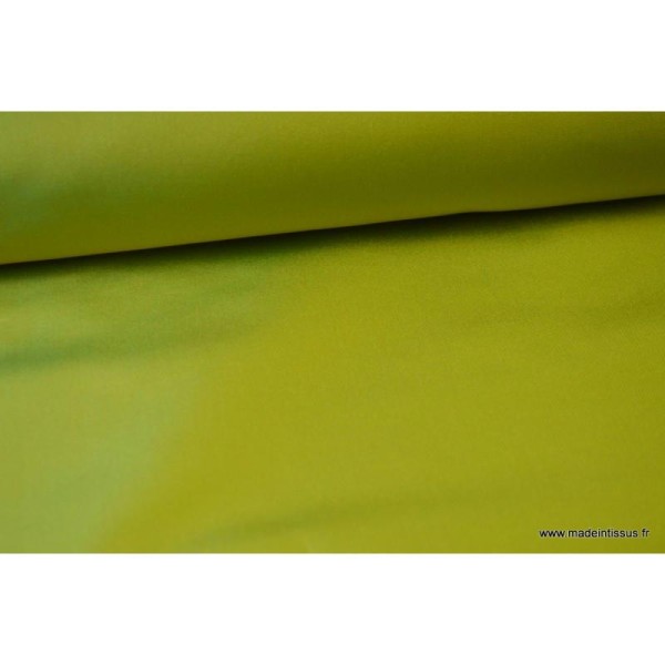 Taffetas changeant acétate jaune turquoise - Photo n°4