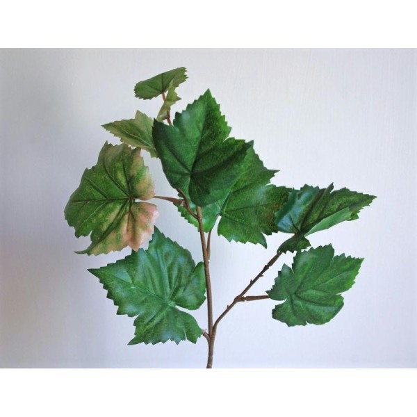 Vigne artificielle H40cm branche de feuilles - Photo n°2
