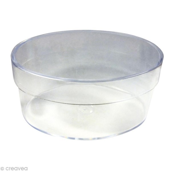 Boîte cristal ovale 11 x 7 cm - Photo n°1