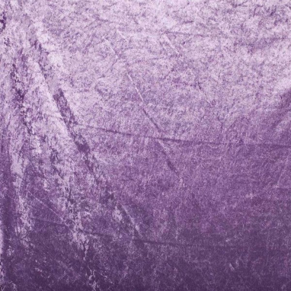 Tissu panne de velours - Violet lila - Photo n°3