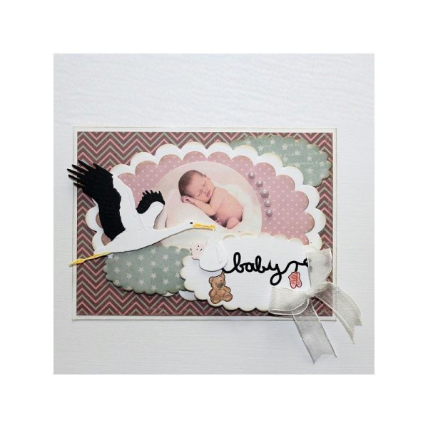 Die Joy Crafts - baby with teddy - Photo n°2