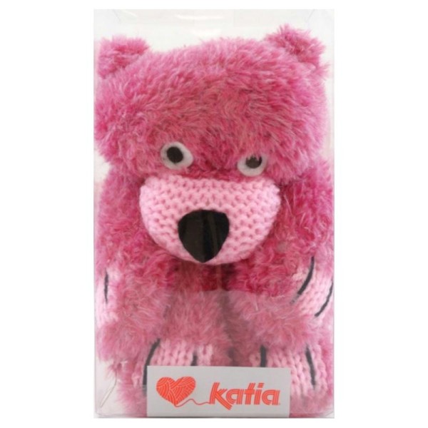 Kit écharpe Teddy Bear beige de Katia - Photo n°1