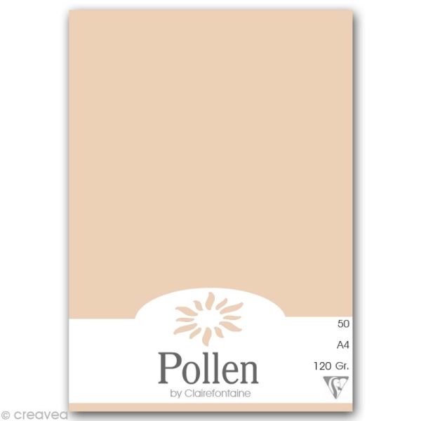 Papier Pollen A4 50 feuilles - Opaline - Photo n°1