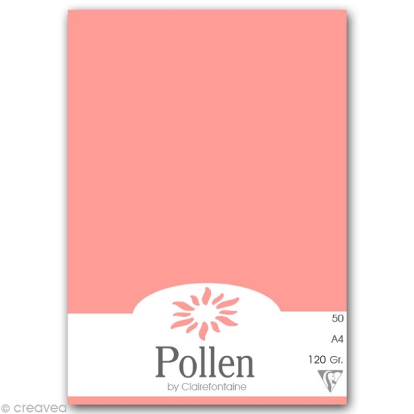 Papier Pollen A4 50 feuilles - Litchi - Photo n°1