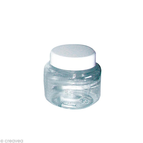 Pot en plastique transparent - 150 ml - Photo n°1