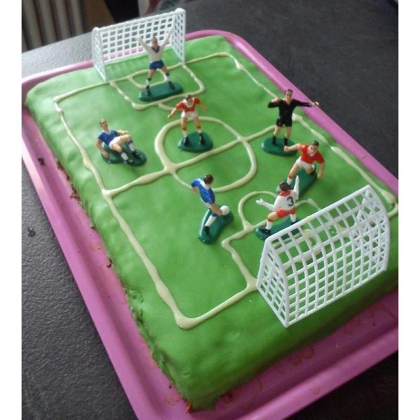 Kit de décoration de gâteau football - Photo n°2