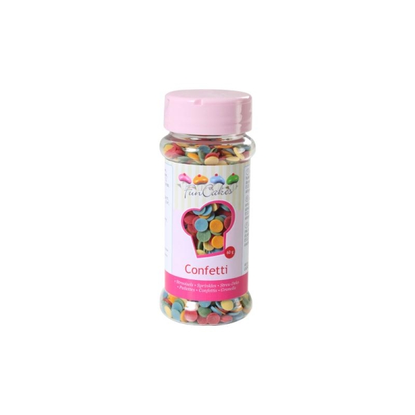 Mix confettis multicolores en sucre - Photo n°2