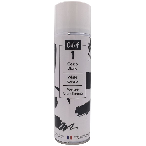 Gesso spray - Sous couche blanche - 500 ml - Photo n°1