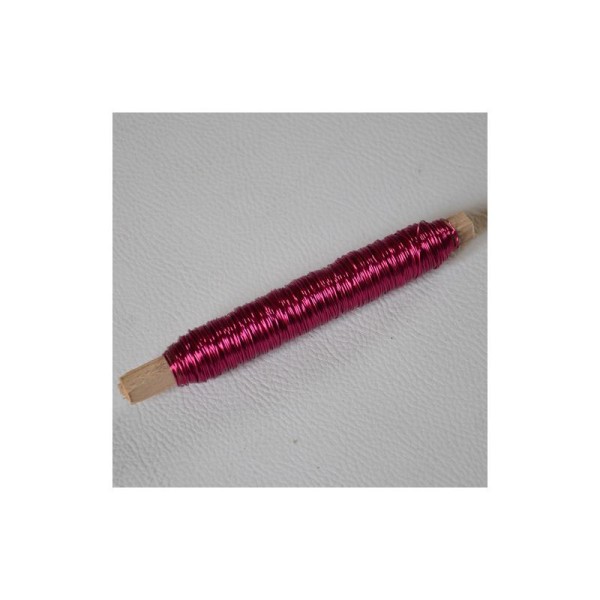 Bobine de fil de cuivre rose thyrien. Bobine de 100 g 0.5 mm diamètre - Photo n°1