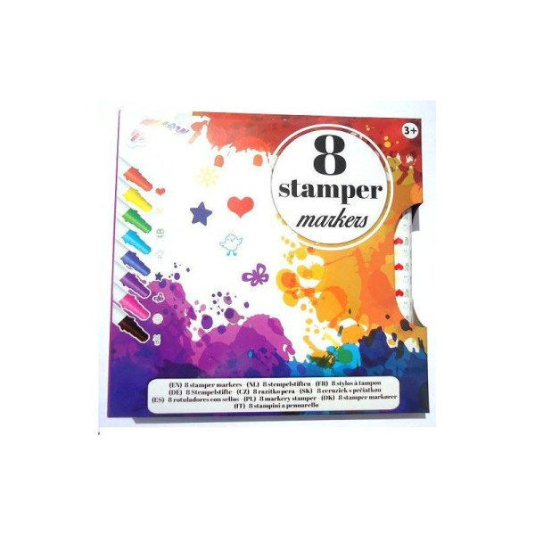 Tampon pour scrapbooking MOTIF papillon violet - Photo n°4