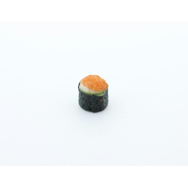 Sushi Maki Oeufs Saumon Miniature Fimo - Décoration Gourmande En Résine - Photo n°1