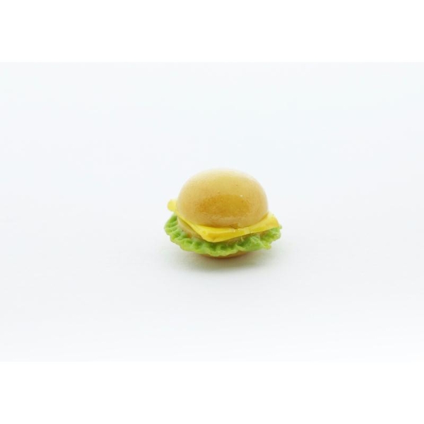 Cheeseburger Miniature Fimo - Décoration Gourmande Pâte Fimo - Photo n°1