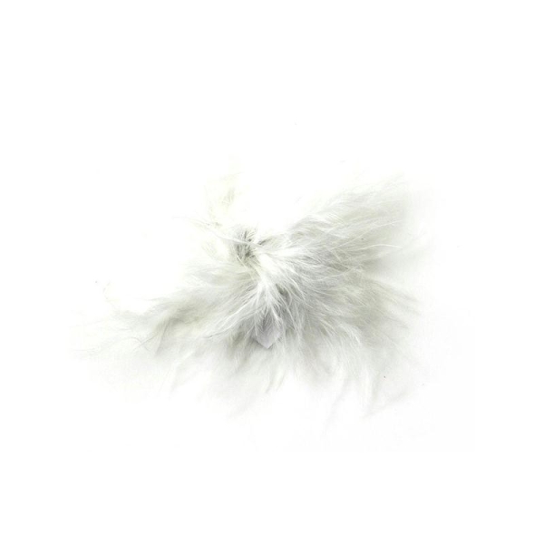 Plume sticker marabout blanc x5 - Photo n°1