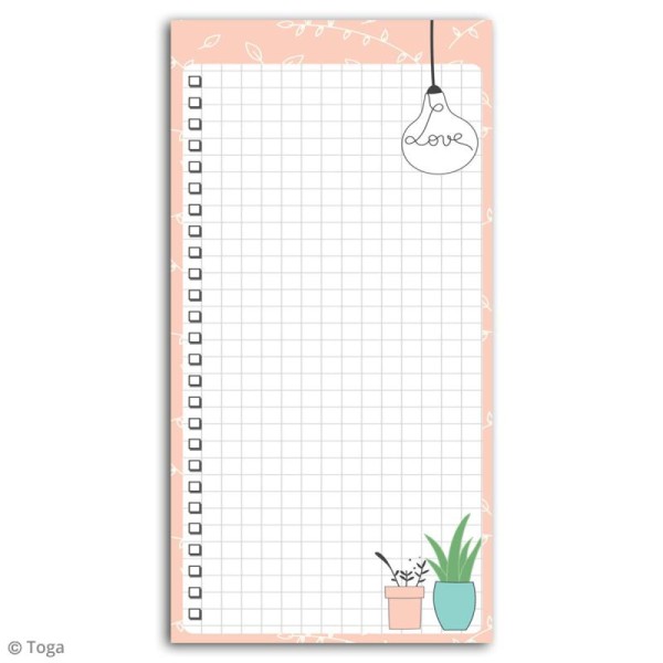 Bloc Notes To do List - Enjoy the Little Things - 8 x 18,5 cm - 100 pages