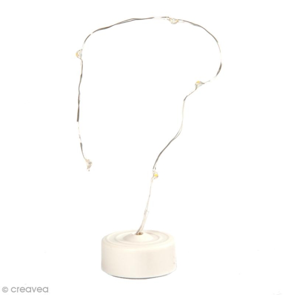 Mini guirlande lumineuse pour cloche en verre - 6 LED - 27 cm - Photo n°1