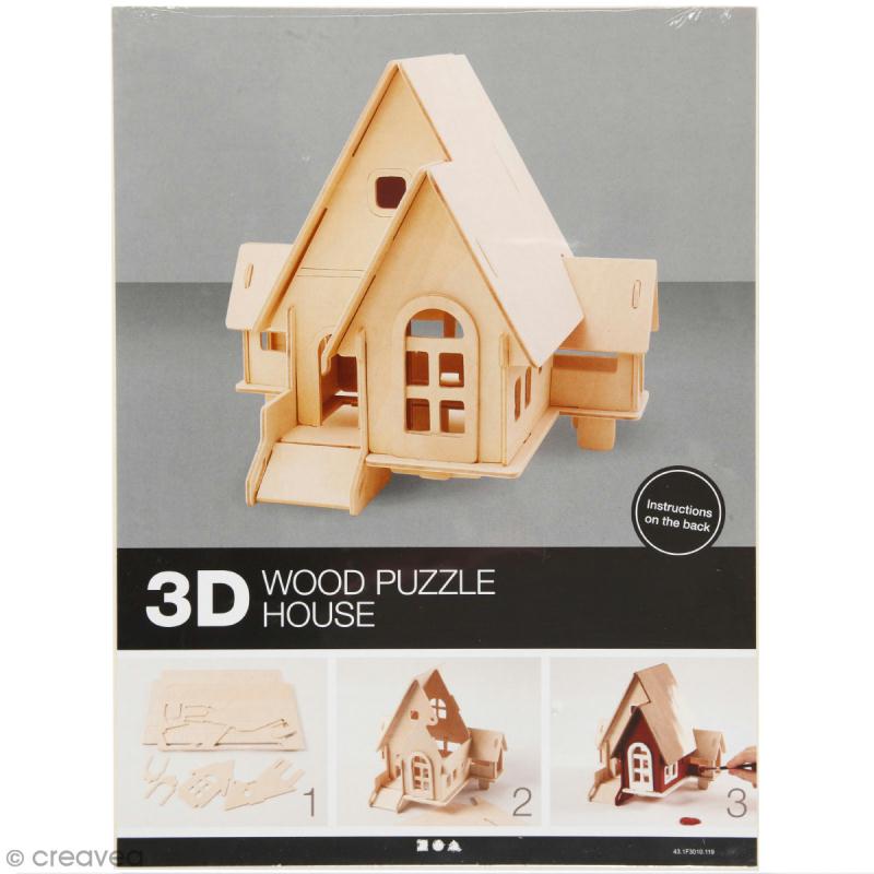 Maison miniature Bricolage 3D en bois Meubles LED Maison Puzzle décorez  cadeaux Creative one-11215 - Cdiscount Jeux - Jouets