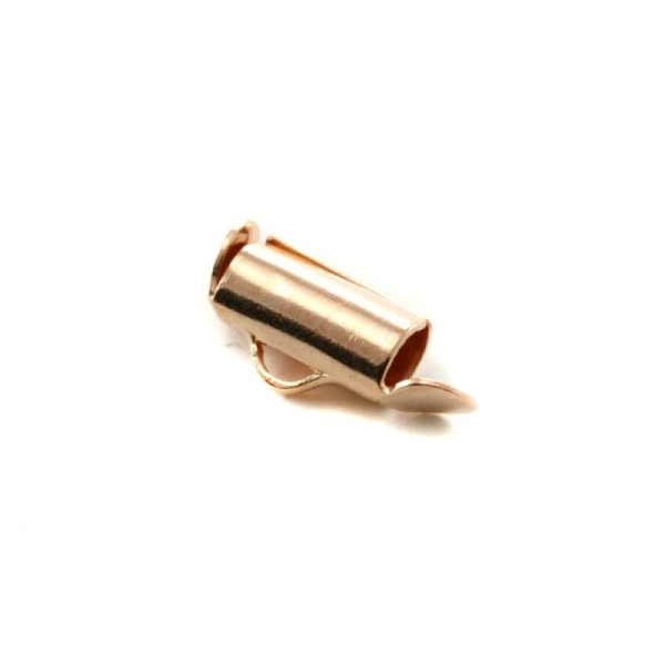 Embout pour tissage 4x9,2 mm rose gold - Photo n°1