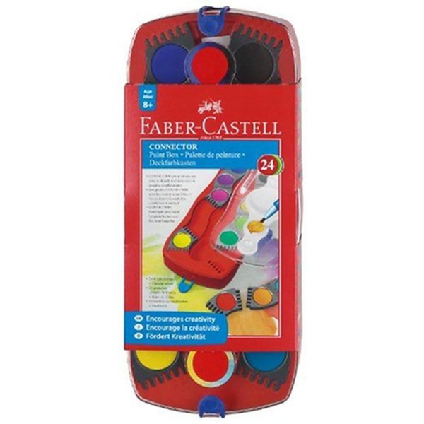 Faber-Castell Palette de peinture 24 couleurs (Import Royaume Uni) - Photo n°1