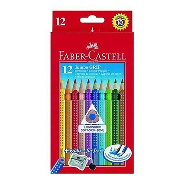 Faber Castell - Crayons de couleur JUMBO GRIP Import Allemagne - Photo n°1