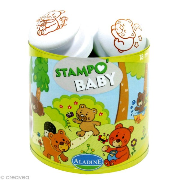 Tampon Stampo'baby Oursons x 5 - Photo n°1