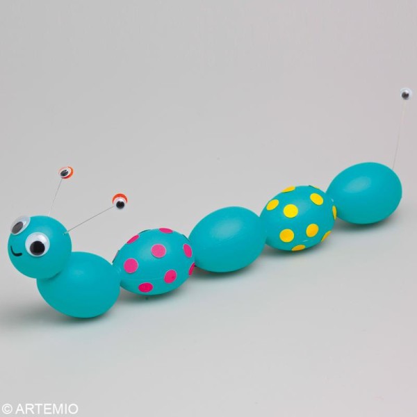 Stickers 3D oeufs de pâques pastel - Artemio