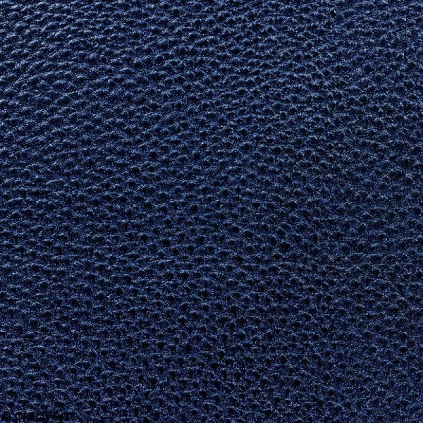 Tissu Simili cuir irisé - Bleu nuit - Par 10 cm (sur mesure) - Photo n°1