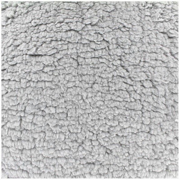 Tissu sherpa uni gris - Photo n°1